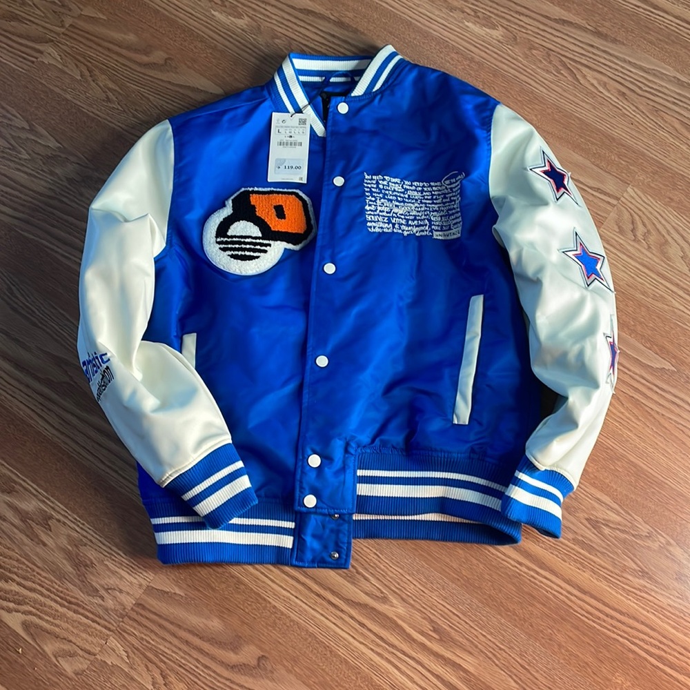 Zara patches padded jacket